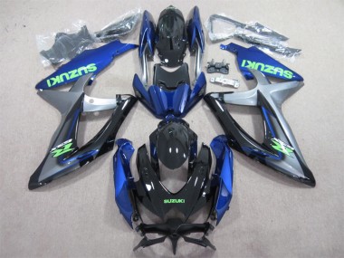 2008-2010 Blue Silver Glossy Black Green Suzuki GSXR 600 Motorcycle Fairings Canada