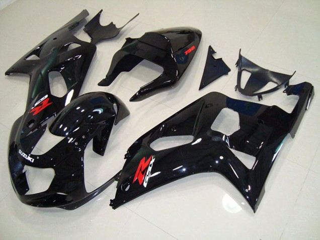 2001-2003 Glossy Black Suzuki GSXR 750 Motorcycle Fairings Canada