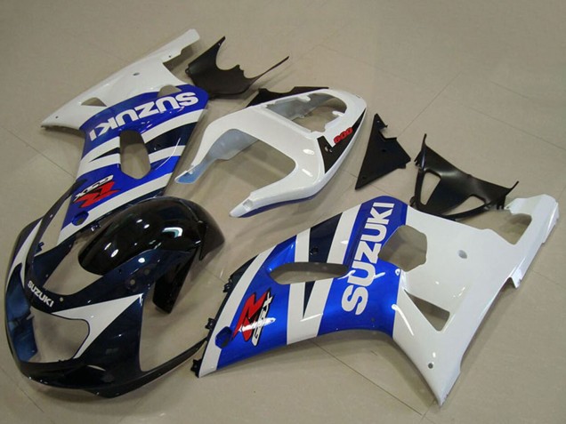 2001-2003 White Blue Glossy Black Red Suzuki GSXR 750 Motorcycle Fairings Canada