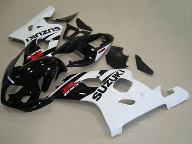 2004-2005 Glossy Black White Red Suzuki GSXR 750 Motorcycle Fairings Canada
