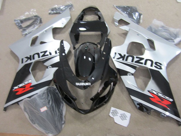 2004-2005 Silver Glossy Black Red Suzuki GSXR 750 Motorcycle Fairings Canada