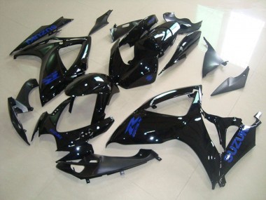 2006-2007 Glossy Black Blue Decal Suzuki GSXR 750 Motorcycle Fairings Canada