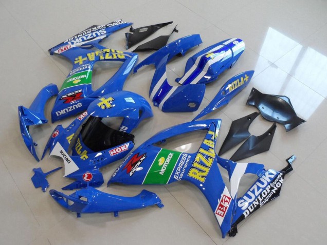 2006-2007 Blue White Green Black Gold Rizla Suzuki GSXR 750 Motorcycle Fairings Canada