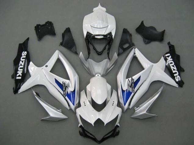 2008-2010 White Silver Blue Black Suzuki GSXR 750 Motorcycle Fairings Canada