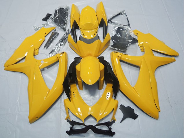 2008-2010 Yellow Suzuki GSXR 750 Motorcycle Fairings Canada
