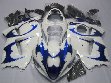 1996-2007 White Blue Suzuki GSXR 1300 Hayabusa Motorcycle Fairing Kits Canada