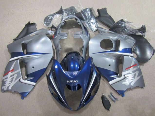 1996-2007 Silver Blue Suzuki GSXR 1300 Hayabusa Motorcycle Fairings Canada
