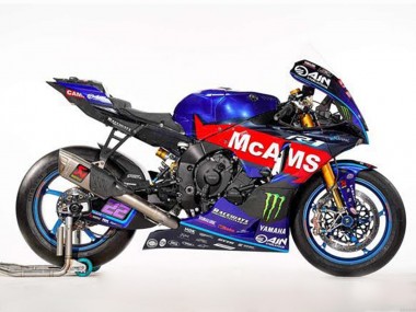 2002-2003 Blue Red McAMS Green Monster Yamaha YZF R1 Motorcycle Fairings Canada