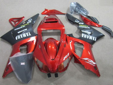 1998-1999 Red Black White Decal Yamaha YZF R1 Motorcycle Fairings Canada