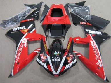 2002-2003 Red White Black Fimer Santander Yamaha YZF R1 Motorcycle Fairings Canada