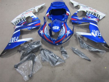 2002-2003 White Blue Red Motul Fiat Yamaha YZF R1 Motorcycle Fairings Canada