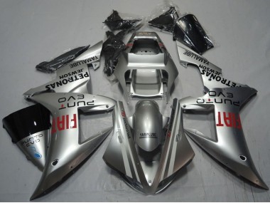 2002-2003 Silver Red Fiat Yamaha YZF R1 Motorcycle Fairings Canada