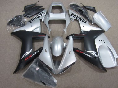2004-2006 Silver Matte Black Yamaha YZF R1 Motorcycle Fairings Canada