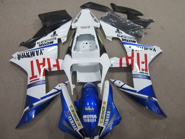 2004-2006 White Blue Red Fiat Motul Yamaha YZF R1 Motorcycle Fairings Canada