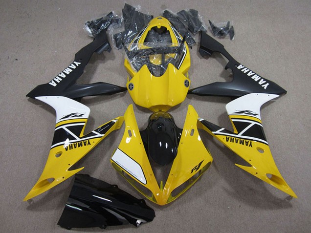 2004-2006 Yellow White Black Yamaha YZF R1 Motorcycle Fairings Canada