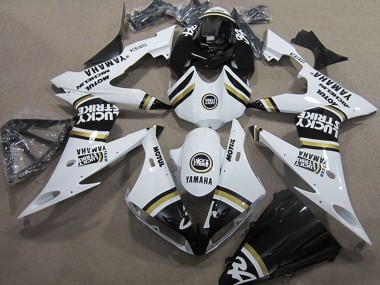 2004-2006 White Black Lucky Strike Yamaha YZF R1 Motorcycle Fairings Canada