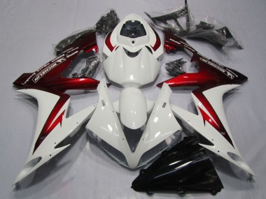 2004-2006 White Red Michelin Yamaha YZF R1 Motorcycle Fairings Canada
