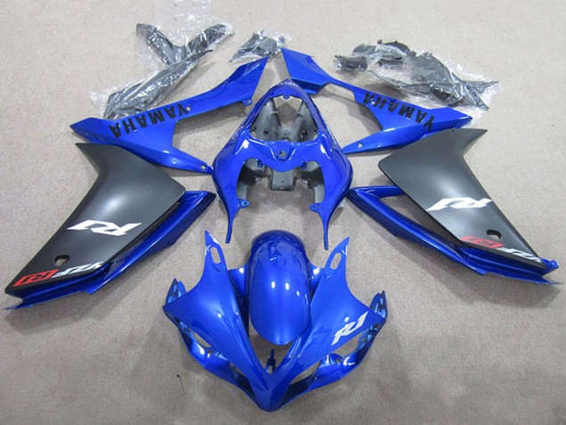 2007-2008 Blue Matte Black Yamaha YZF R1 Motorcycle Fairings Canada