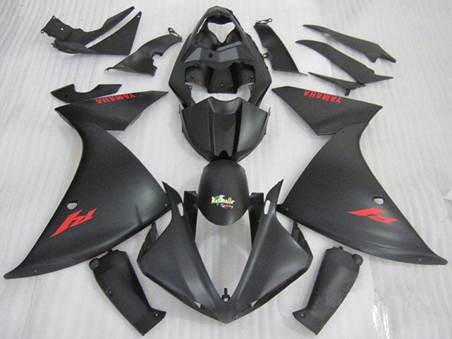 2009-2011 Matte Black Red Decal Yamaha YZF R1 Motorcycle Fairings Canada