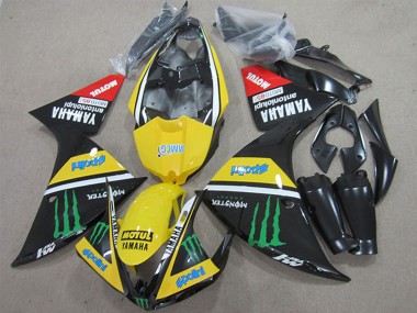 2009-2011 Yellow White Black Red Green Motul Monster Yamaha YZF R1 Motorcycle Fairings Canada