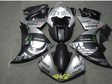 2009-2011 Silver Matte Black Green Monster Iveco Yamalube ENEOS Semakin Didepan Yamaha YZF R1 Motorcycle Fairings Canada