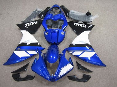 2012-2014 Blue White Glossy Black Yamaha YZF R1 Motorcycle Fairing Canada
