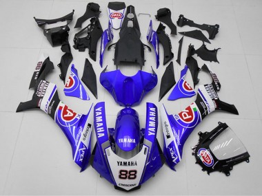 2015-2019 White Blue Black Red PATA 88 Yamaha YZF R1 Motorcycle Fairings Canada