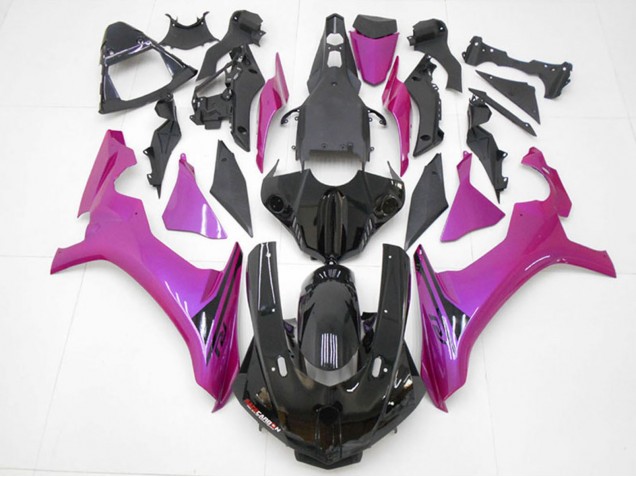 2015-2019 Glossy Black Pink Yamaha YZF R1 Motorcycle Fairings Canada