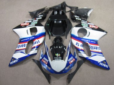1998-2002 White Blue Red Black Vilvo Fimer Sterilgarda Yamaha YZF R6 Motorcycle Fairings Canada