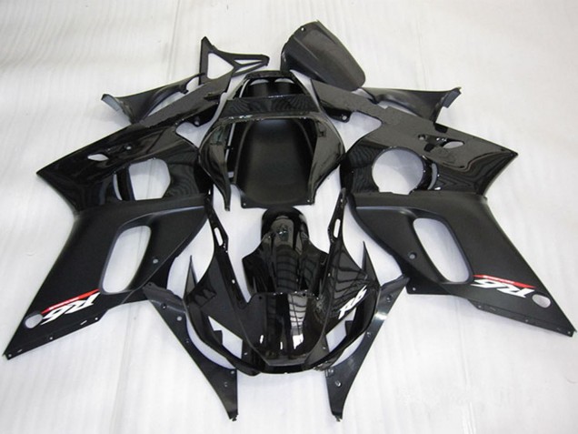 1998-2002 Glossy Black Matte Black Yamaha YZF R6 Motorcycle Fairing Canada