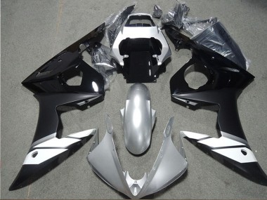 2003-2004 White Silver Glossy Black Matte Black Yamaha YZF R6 Motorcycle Fairings Canada
