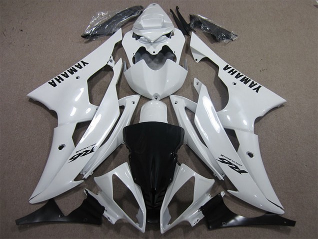 2008-2016 White Black Decals Yamaha YZF R6 Motorcycle Fairings Canada