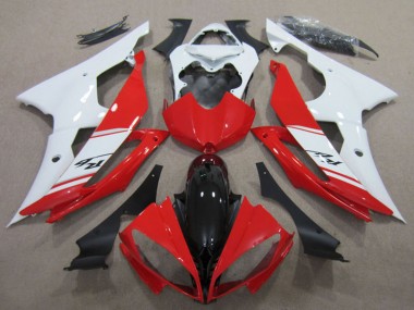 2008-2016 White Red Glossy Black Yamaha YZF R6 Motorcycle Fairings Kits Canada
