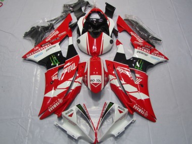 2008-2016 White Red Glossy Black Green Monster Rocol Milwaukee Maxxis Yamaha YZF R6 Motorcycle Fairings Canada
