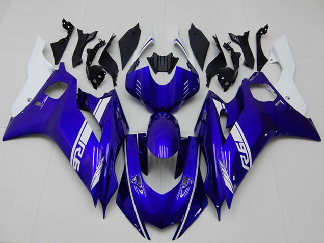 2017-2023 White Blue Yamaha YZF R6 Motorcycle Fairings Canada