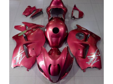 1997-2007 Gloss Red & Silver Logo Suzuki GSXR 1300 Motorcycle Fairings Canada