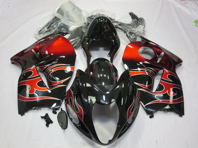 1997-2007 Red Swirl Suzuki GSXR 1300 Motorcycle Fairings Canada 1997-2007 Red Swirl Suzuki GSXR 1300 Motorcycle Fairings Canada