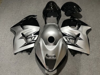 1997-2007 Silver and Black Suzuki GSXR 1300 Motorcycle Fairings Canada