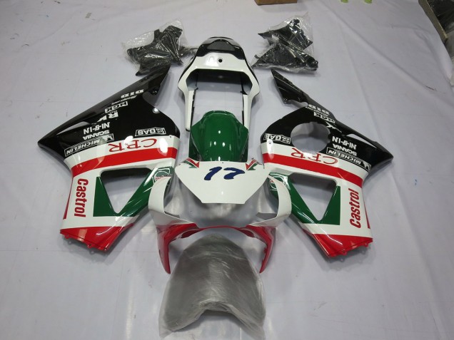 2002-2003 CRR Castrol Honda CBR954 Motorcycle Fairings Canada 2002-2003 CRR Castrol Honda CBR954 Motorcycle Fairings Canada