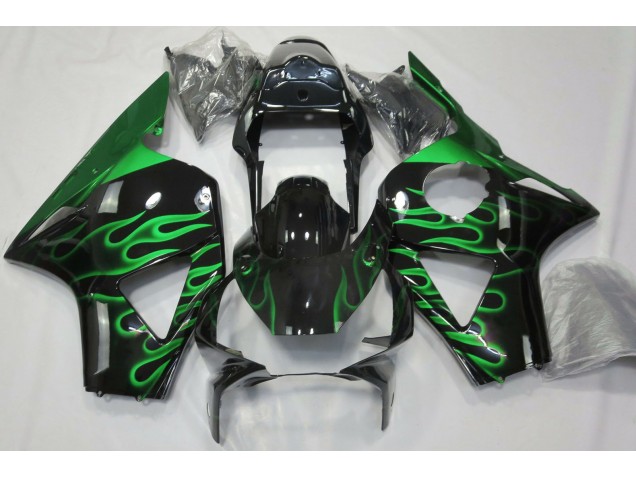 2002-2003 Green Flame Honda CBR954 Motorcycle Fairings Canada 2002-2003 Green Flame Honda CBR954 Motorcycle Fairings Canada