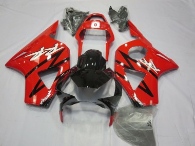 2002-2003 Red and Black No.2 Honda CBR954 Motorcycle Fairings Canada