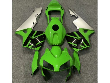 2003-2004 Gloss Green & Matte Silver Honda CBR600RR Motorcycle Fairings Canada