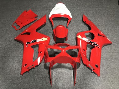 2003-2004 Red 636 Kawasaki ZX6R Motorcycle Fairings Canada