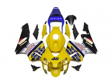 2003-2004 Yellow Nastro Azzurro 46 Honda CBR600RR Motorcycle Fairings Canada
