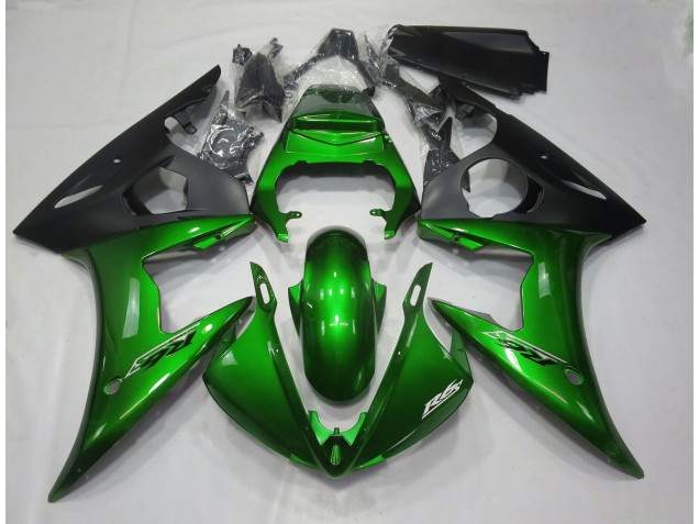 2003-2005 Gloss Dark Green Yamaha R6 Motorcycle Fairings Canada 2003-2005 Gloss Dark Green Yamaha R6 Motorcycle Fairings Canada