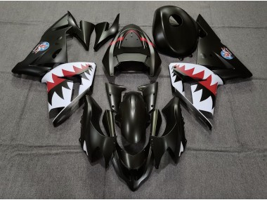 2004-2005 Matte Black Betty Bomber Kawasaki ZX10R Motorcycle Fairings Canada