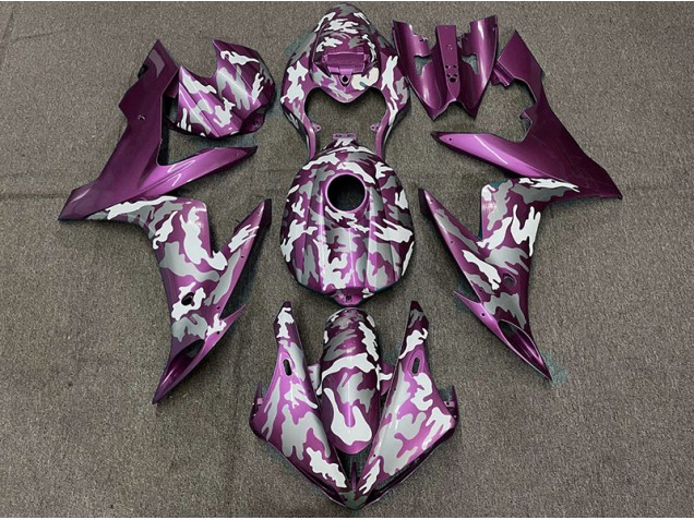 2004-2006 Dark Magenta Camo Yamaha R1 Motorcycle Fairings Canada 2004-2006 Dark Magenta Camo Yamaha R1 Motorcycle Fairings Canada