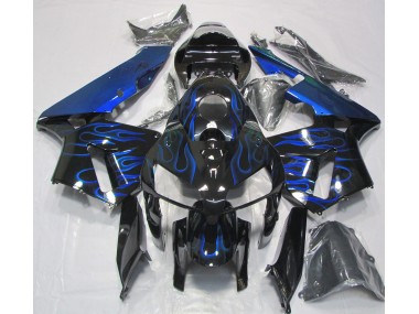 2005-2006 Gloss Blue Flame Honda CBR600RR Motorcycle Fairings Canada