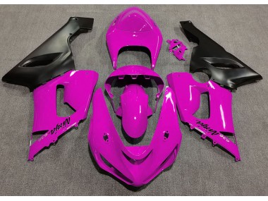 2005-2006 Gloss Pink Kawasaki ZX6R Motorcycle Fairings Canada