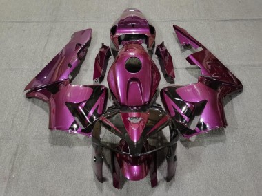 2005-2006 Metallic Purple & Black Decal Honda CBR600RR Motorcycle Fairings Canada